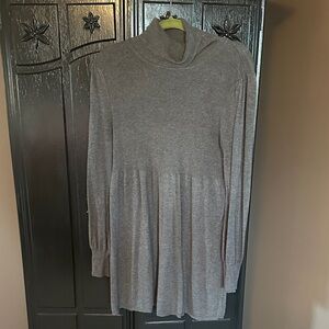 Mixit Charcoal Knit Sweater Dress - so comfy